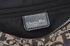 Authentic Christian Dior Trotter Hand Boston Bag Purse Canvas Black 1077J