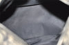 Authentic Christian Dior Trotter Hand Boston Bag Purse Canvas Black 1077J