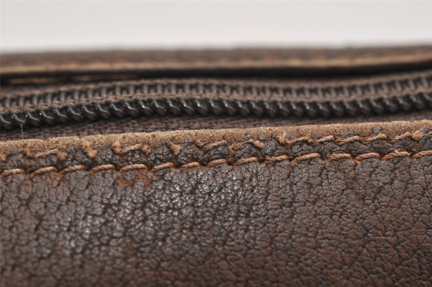 Authentic GUCCI Web Sherry Line Shoulder Bag GG PVC Leather Brown Junk 1078K