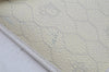 Authentic Christian Dior Honeycomb Chain Shoulder Bag PVC Leather White 1079K