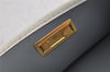 Authentic Christian Dior Honeycomb Chain Shoulder Bag PVC Leather White 1079K