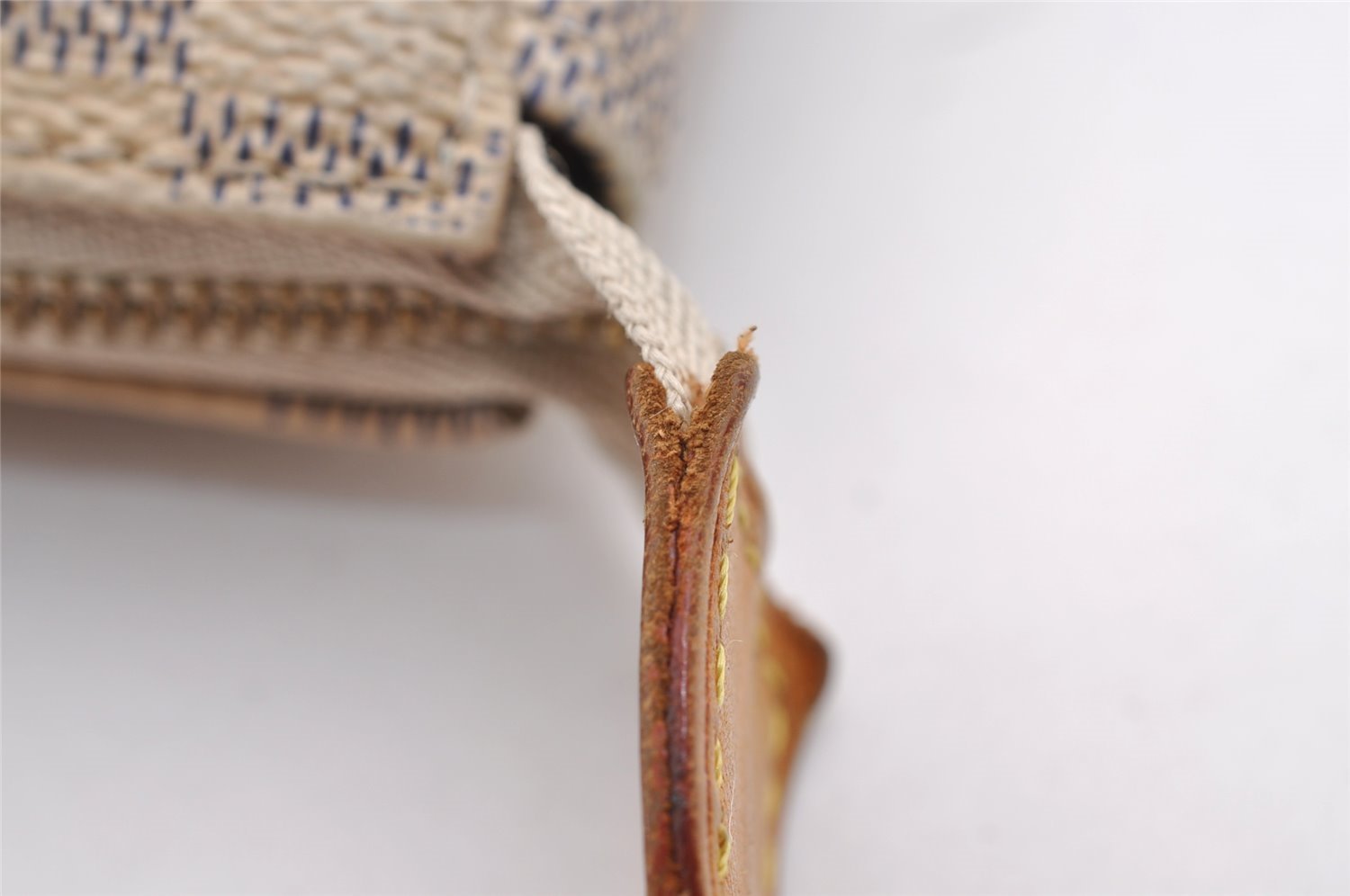 Authentic Louis Vuitton Damier Azur Mini Pochette Accessoires N58010 Pouch 1080I