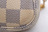 Authentic Louis Vuitton Damier Azur Mini Pochette Accessoires N58010 Pouch 1080I