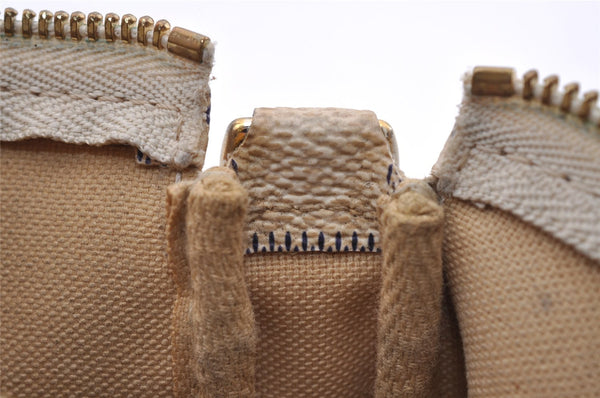 Authentic Louis Vuitton Damier Azur Mini Pochette Accessoires N58010 Pouch 1080I