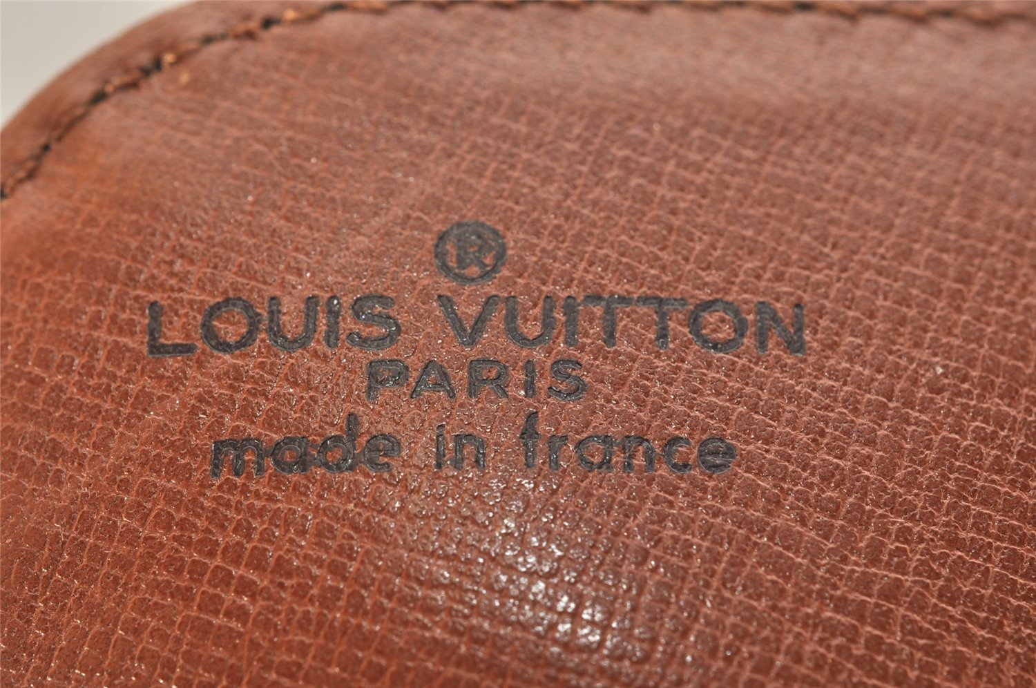 Authentic Louis Vuitton Monogram Cartouchiere MM M51253 Shoulder Bag Junk 1080K