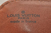 Authentic Louis Vuitton Monogram Cartouchiere MM M51253 Shoulder Bag Junk 1080K