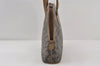 Authentic YVES SAINT LAURENT Vintage Shoulder Tote Bag PVC Leather Gray 1081J