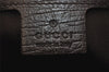 Authentic GUCCI Web Sherry Line Tote Bag GG Canvas Leather 137396 Brown 1081K