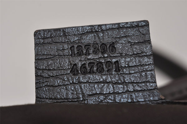 Authentic GUCCI Web Sherry Line Tote Bag GG Canvas Leather 137396 Brown 1081K