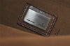 Authentic FENDI Zucca Shoulder Cross Bag Purse Nylon Leather Brown 1082J