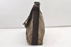 Authentic GUCCI Shoulder Cross Body Hand Bag GG PVC Leather 122373 Brown 1082K