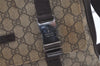 Authentic GUCCI Shoulder Cross Body Hand Bag GG PVC Leather 122373 Brown 1082K