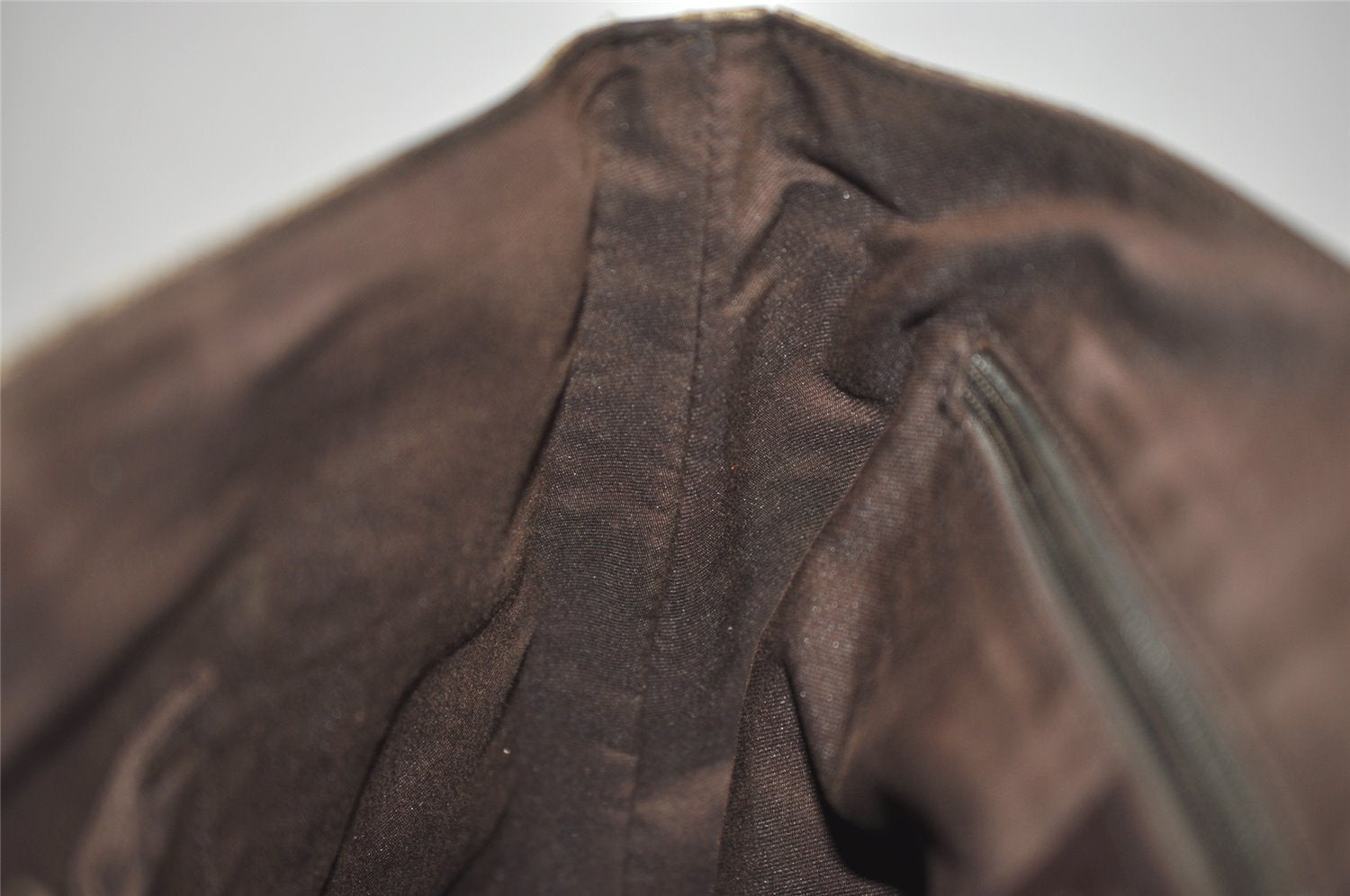 Authentic GUCCI Shoulder Cross Body Hand Bag GG PVC Leather 122373 Brown 1082K