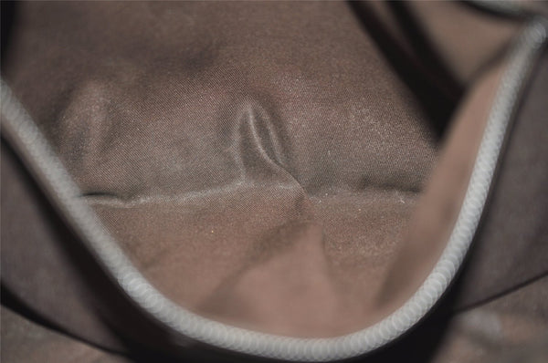 Authentic GUCCI Shoulder Cross Body Hand Bag GG PVC Leather 122373 Brown 1082K