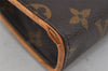 Auth Louis Vuitton Monogram Pochette Florentine Pouch Waist Bag M51855 LV 1083J