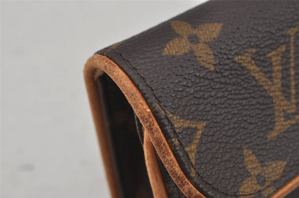 Auth Louis Vuitton Monogram Pochette Florentine Pouch Waist Bag M51855 LV 1083J