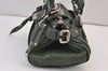 Authentic Chloe Mini Paddington Leather Shoulder Hand Bag Purse Green 1083K