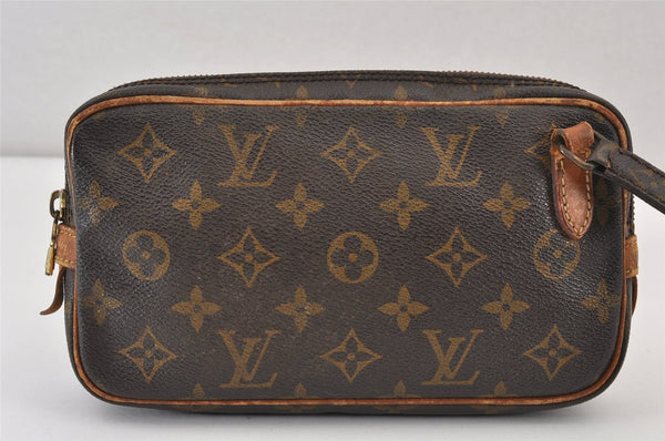 Auth Louis Vuitton Monogram Marly Bandouliere Shoulder Bag M51828 Junk 1084K