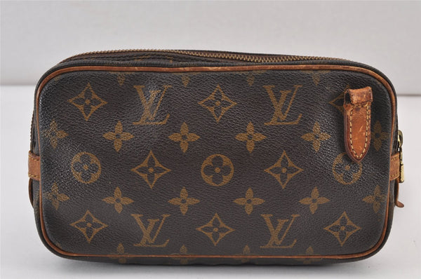 Auth Louis Vuitton Monogram Marly Bandouliere Shoulder Bag M51828 Junk 1084K