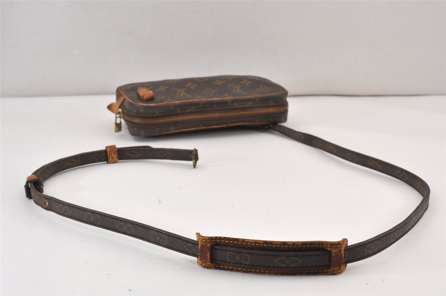 Auth Louis Vuitton Monogram Marly Bandouliere Shoulder Bag M51828 Junk 1084K