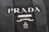 Authentic PRADA Vintage Nylon Tessuto Leather 2Way Hand Boston Bag Black 1085J