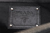 Authentic PRADA Vintage Nylon Tessuto Leather 2Way Hand Boston Bag Black 1085J