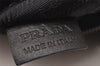 Authentic PRADA Vintage Nylon Tessuto Leather 2Way Hand Boston Bag Black 1085J