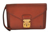 Auth Louis Vuitton Epi Pochette Sellier Dragonne Clutch Bag M52613 Brown 1087K