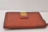 Auth Louis Vuitton Epi Pochette Sellier Dragonne Clutch Bag M52613 Brown 1087K