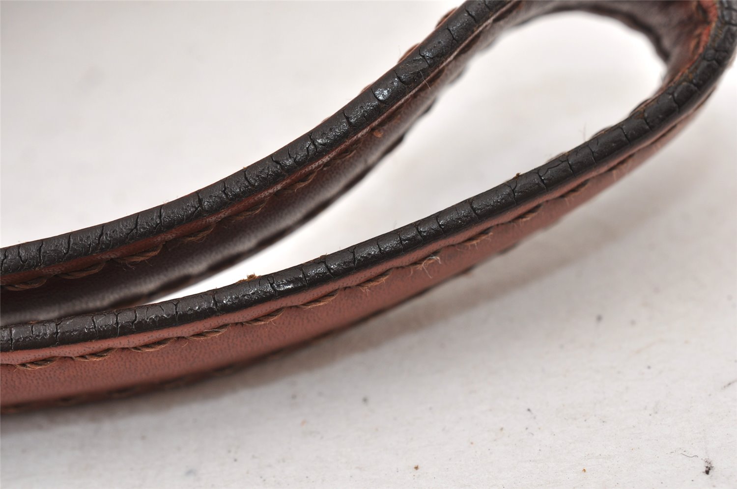 Auth Louis Vuitton Epi Pochette Sellier Dragonne Clutch Bag M52613 Brown 1087K