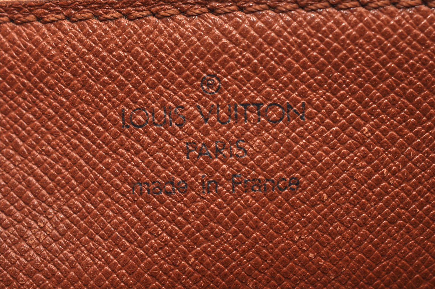 Auth Louis Vuitton Epi Pochette Sellier Dragonne Clutch Bag M52613 Brown 1087K