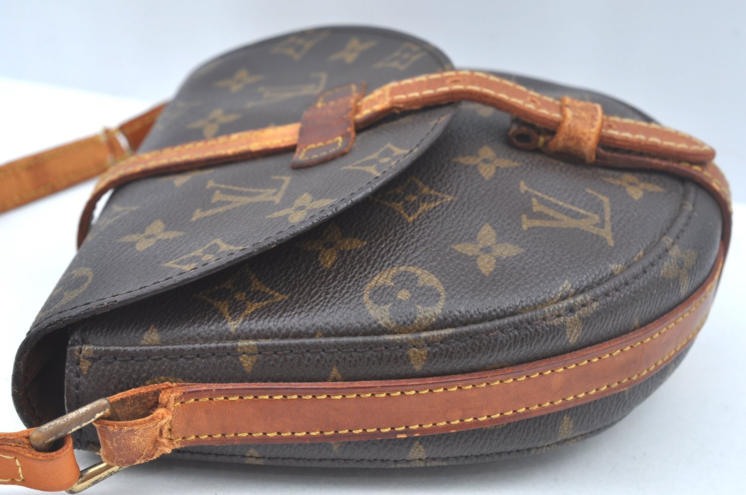 Authentic Louis Vuitton Monogram Chantilly PM Shoulder Bag M51234 Junk 1088J