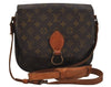 Authentic Louis Vuitton Monogram Saint Cloud GM M51242 Shoulder Cross Bag 1089J