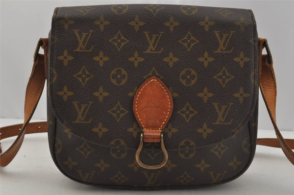 Authentic Louis Vuitton Monogram Saint Cloud GM M51242 Shoulder Cross Bag 1089J