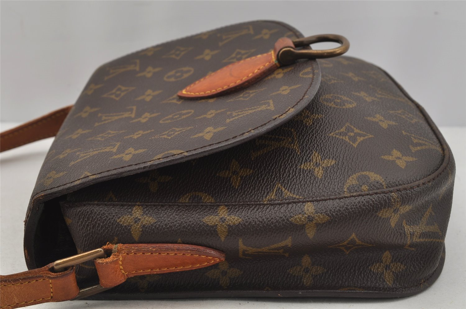 Authentic Louis Vuitton Monogram Saint Cloud GM M51242 Shoulder Cross Bag 1089J