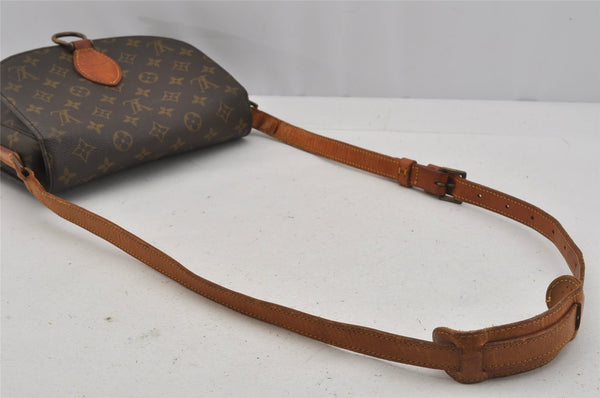 Authentic Louis Vuitton Monogram Saint Cloud GM M51242 Shoulder Cross Bag 1089J