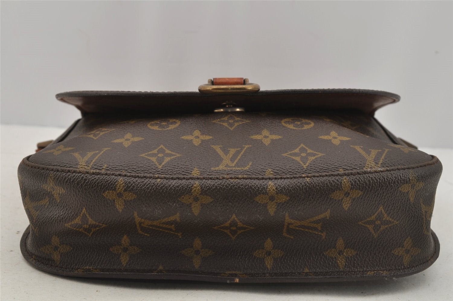 Authentic Louis Vuitton Monogram Saint Cloud GM M51242 Shoulder Cross Bag 1089J