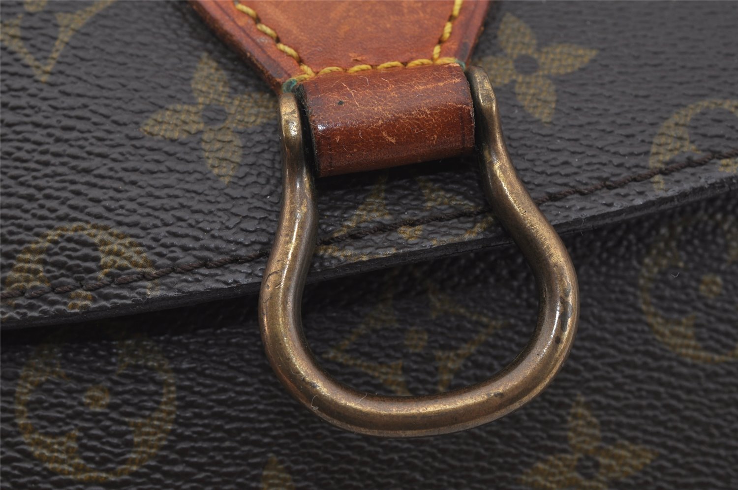 Authentic Louis Vuitton Monogram Saint Cloud GM M51242 Shoulder Cross Bag 1089J