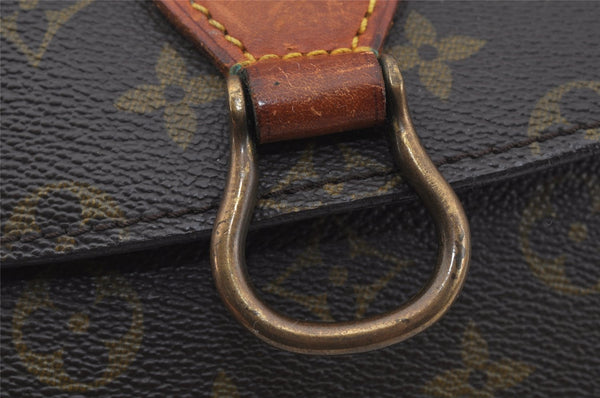 Authentic Louis Vuitton Monogram Saint Cloud GM M51242 Shoulder Cross Bag 1089J