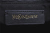 Authentic YVES SAINT LAURENT Muse Tote Hand Bag Leather 156465 Light Blue 1090I