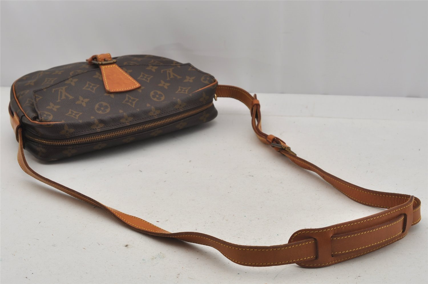 Authentic Louis Vuitton Monogram Jeune Fille MM M51226 Shoulder Cross Bag 1090J