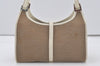 Authentic GUCCI Jackie Shoulder Hand Bag Canvas Leather 0021068 Beige 1091J