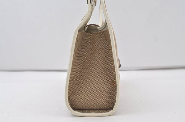 Authentic GUCCI Jackie Shoulder Hand Bag Canvas Leather 0021068 Beige 1091J