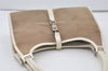 Authentic GUCCI Jackie Shoulder Hand Bag Canvas Leather 0021068 Beige 1091J