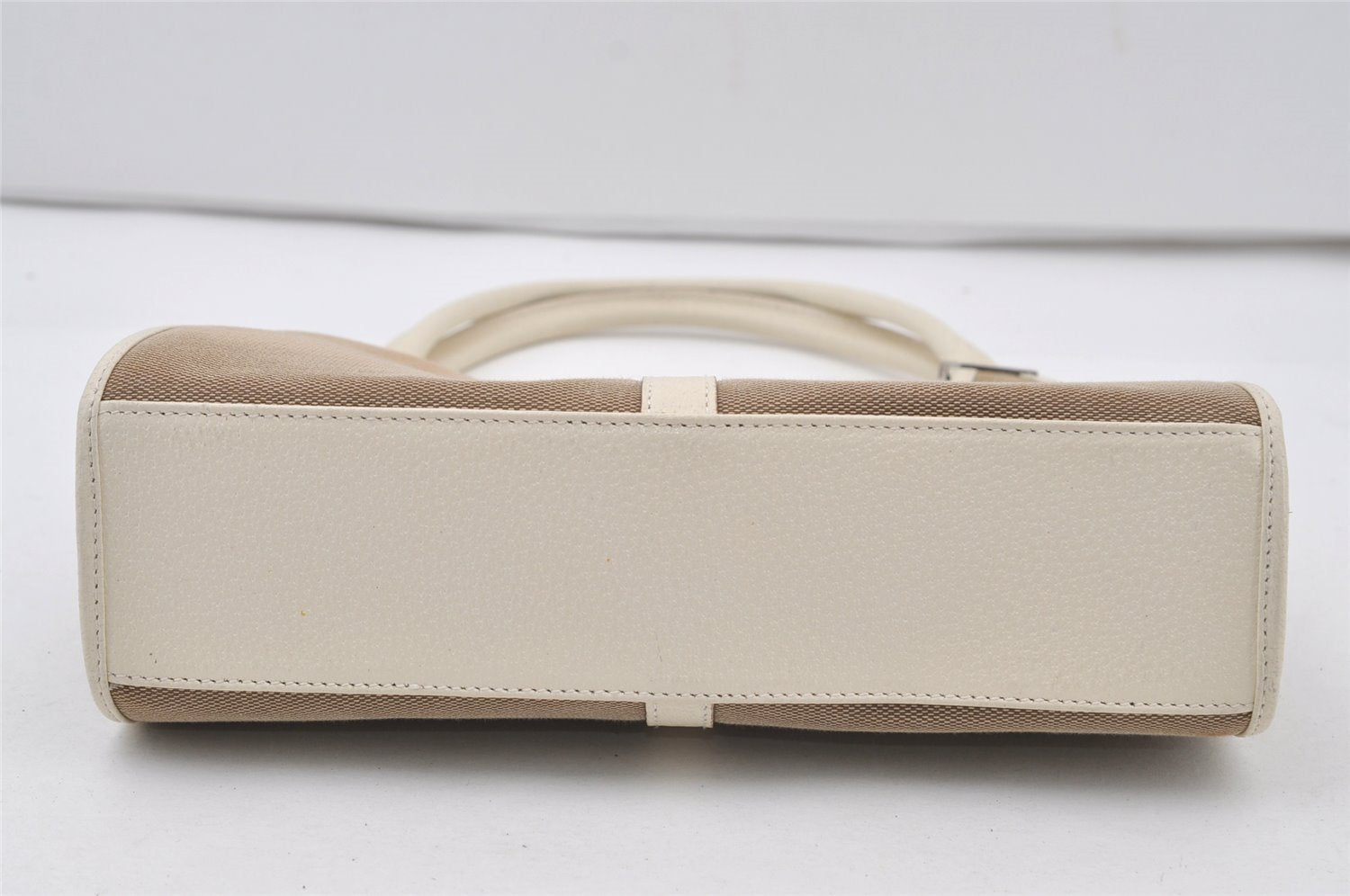 Authentic GUCCI Jackie Shoulder Hand Bag Canvas Leather 0021068 Beige 1091J