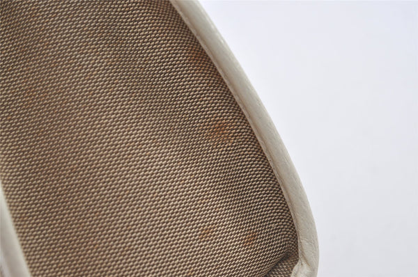 Authentic GUCCI Jackie Shoulder Hand Bag Canvas Leather 0021068 Beige 1091J