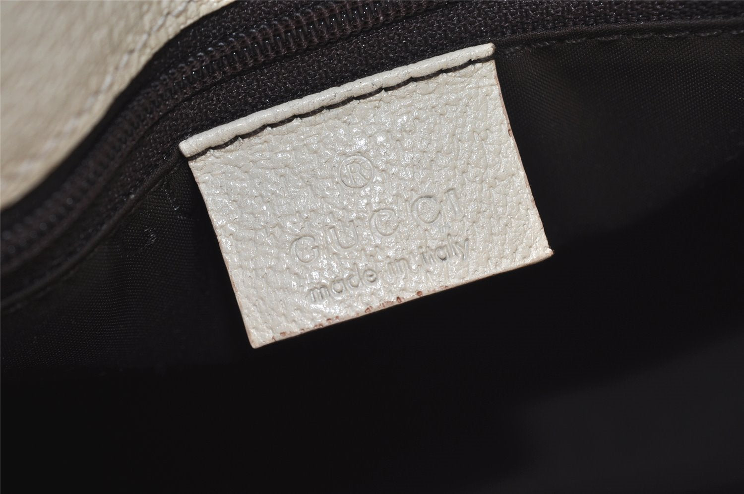 Authentic GUCCI Jackie Shoulder Hand Bag Canvas Leather 0021068 Beige 1091J