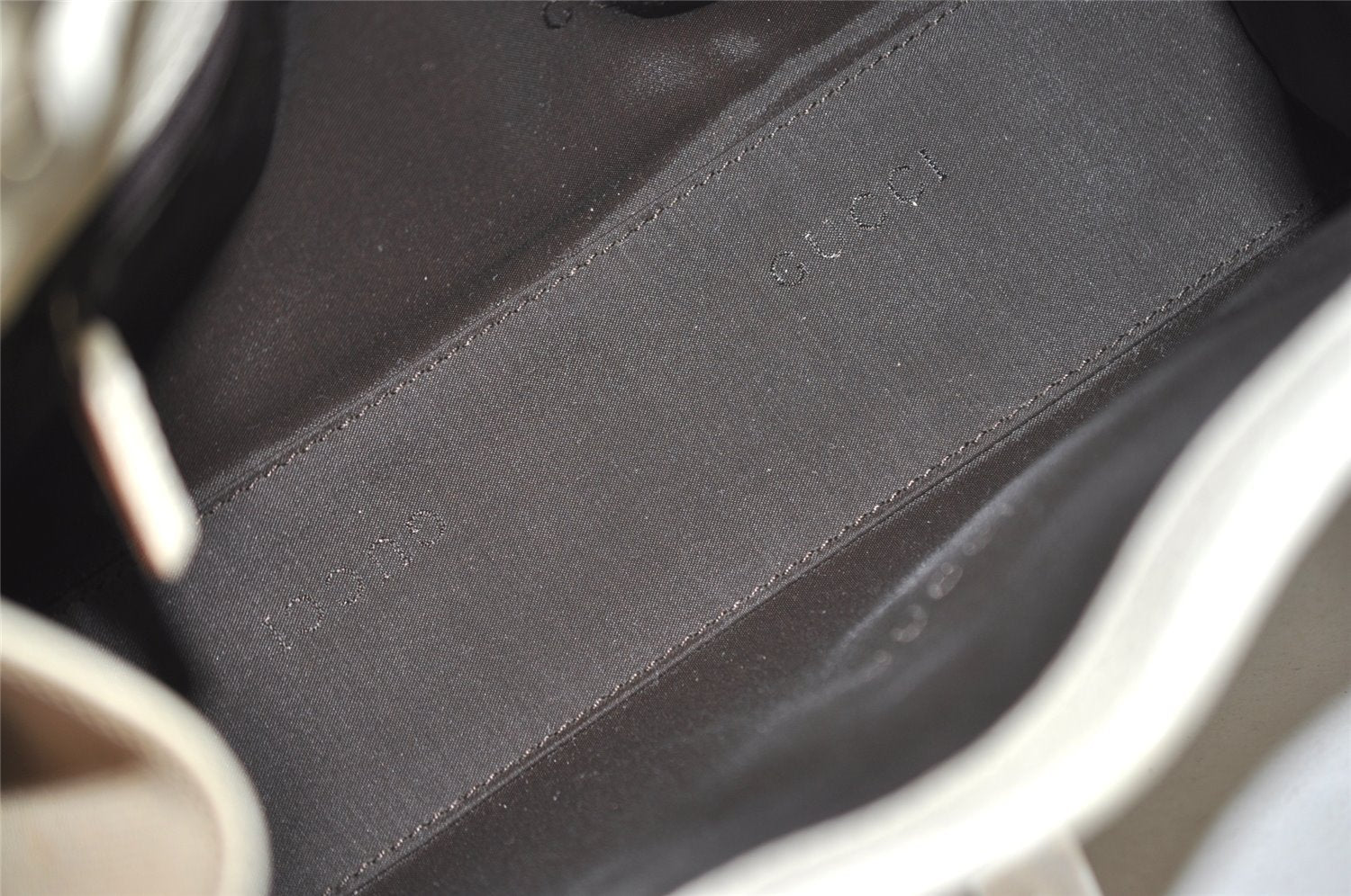 Authentic GUCCI Jackie Shoulder Hand Bag Canvas Leather 0021068 Beige 1091J