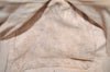 Authentic Burberrys Nova Check PVC Leather Hand Boston Bag Brown Beige 1092K