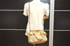 Authentic MIU MIU Vitello Lux Leather 2Way Shoulder Hand Bag RNN955 Beige 1093I